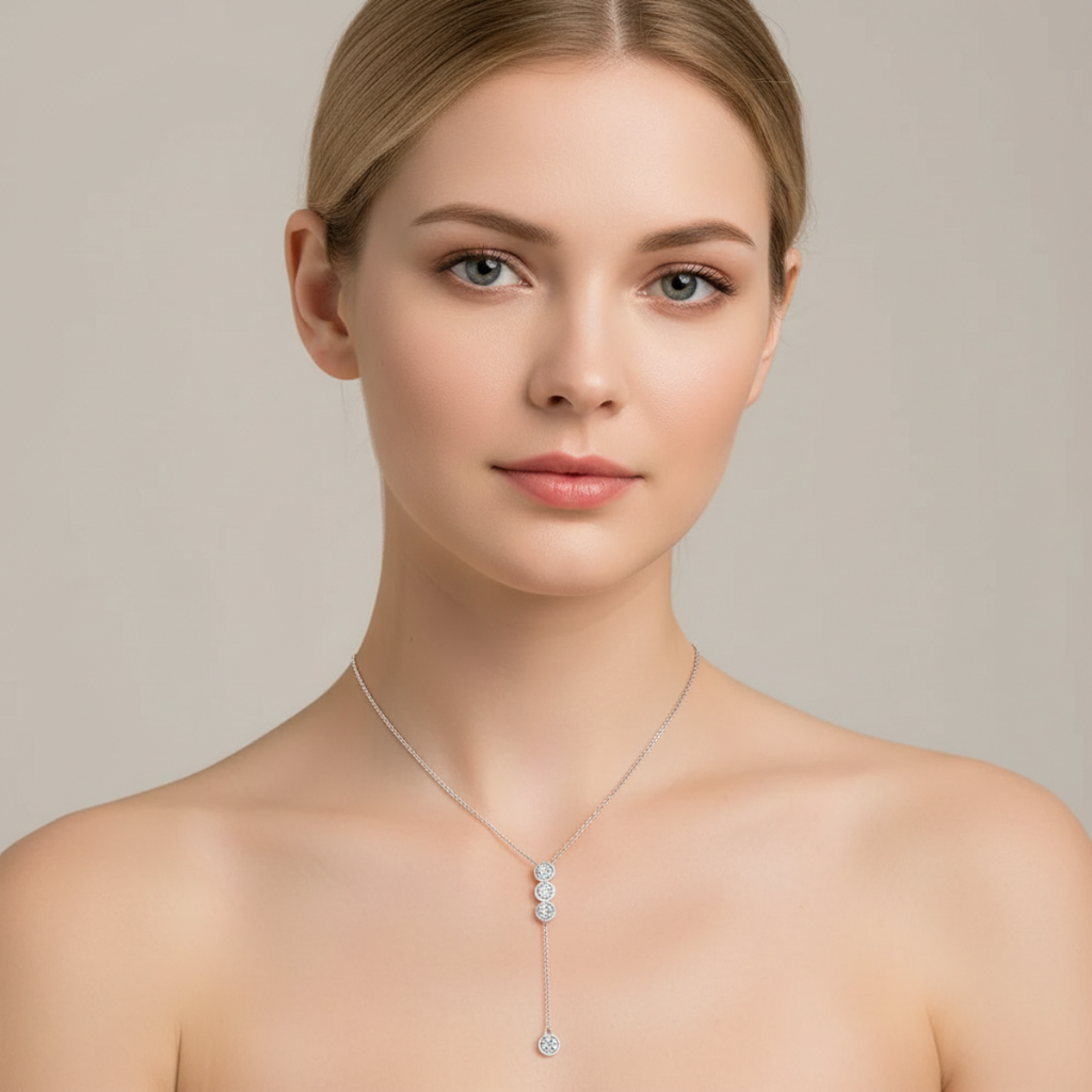 Elysia drop necklace