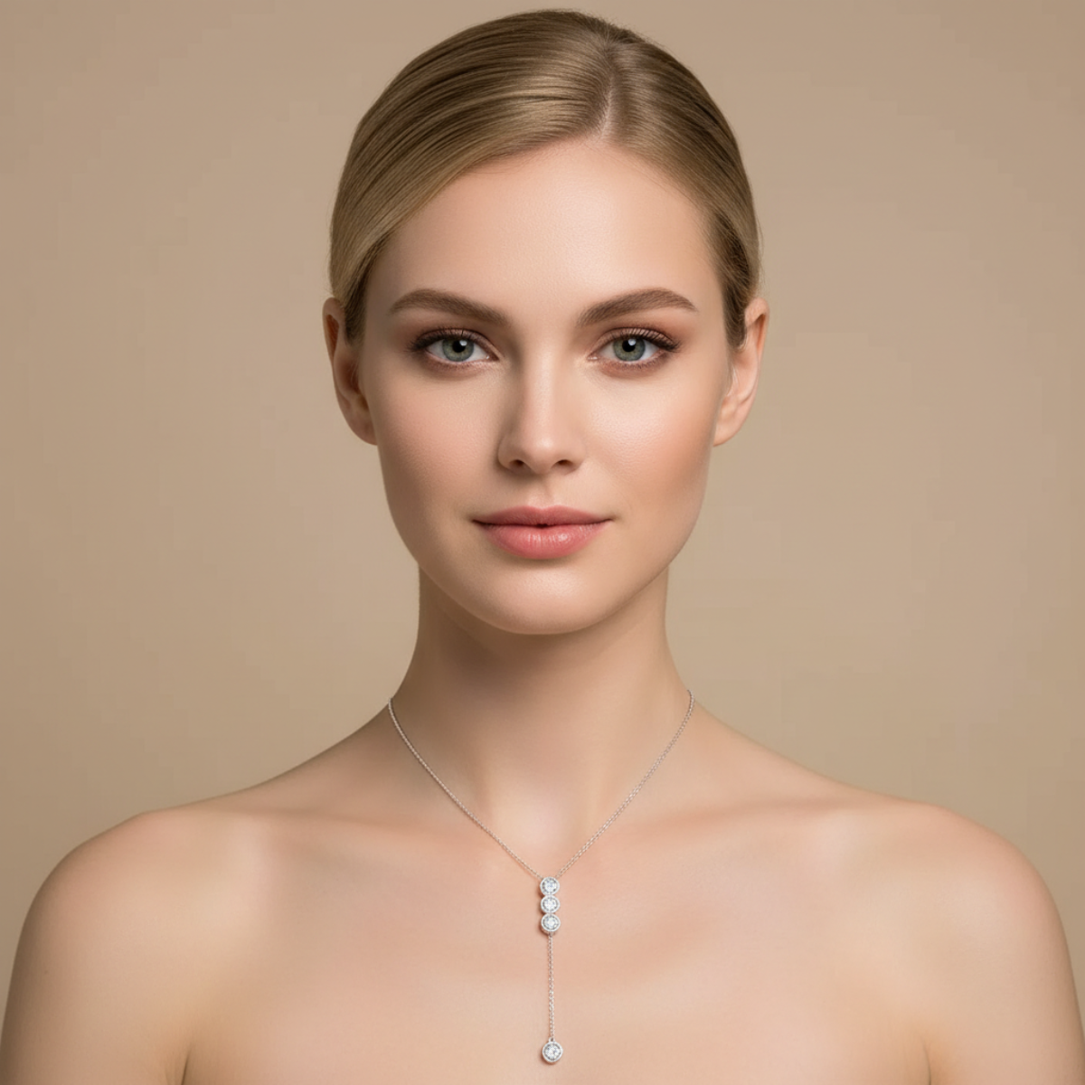 Elysia drop necklace