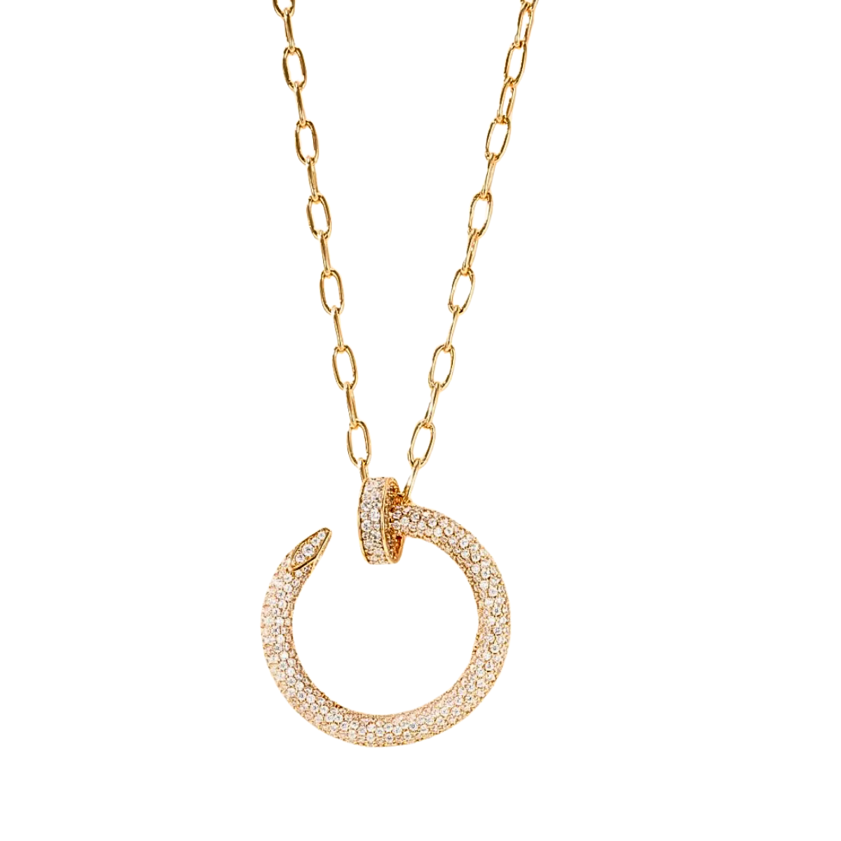 Orielle circle necklace